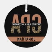 Aangepast cadeau voor gecertificeerde openbare acc glas ornament (Achterkant)