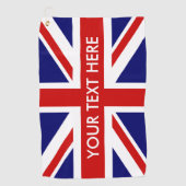 Aangepast cadeau voor golfhanddoeken van de Britse Golfhanddoek (Voorkant)