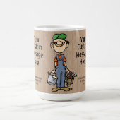 Aangepast cadeau voor handmatige Man Carpenter Pai Koffiemok (Center)