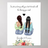 Aangepast cadeau voor je beste vriend - kies offer poster (Voorkant)