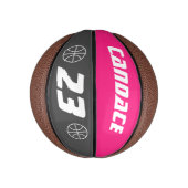 Aangepast cadeau voor kleine mini-basketbal kind o basketbal (Verticaal)