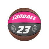 Aangepast cadeau voor kleine mini-basketbal kind o basketbal (Voorkant)