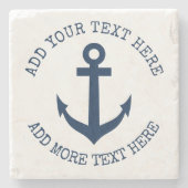 Aangepast cadeau voor marmer onderzetter voor naut (Voorkant)