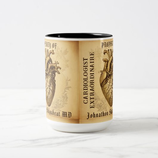 Aangepast cadeau voor Mok van cardioloog (Center)