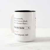 Aangepast cadeau voor primaire zorgverlener tweekleurige koffiemok (Voorkant links)