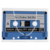 Aangepast cadeau voor tapewisselaar Retro Casette Groot Cadeauzakje (Achterkant)