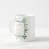 Aangepast Cadeau voor Vader van de Bruidegom Koffiemok (Voorkant links)