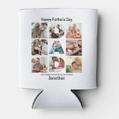 Aangepast cadeau voor vaders Dag 9 Foto Collage Blikjeskoeler (Voorkant)