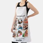 Aangepast cadeau voor vaders Dag 9 Foto Collage Schort (Insitu)