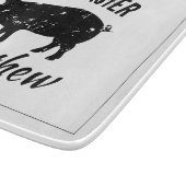 Aangepast cadeau voor  varkensgrilhoofdsnijbord snijplank (Hoek)