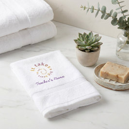 Aangepast cadeau voor waardering van leraren - Het Washandje