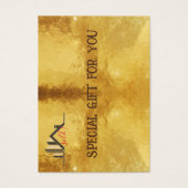 Aangepast cadeaubon voor onroerend goed voor klein visitekaartje (Voorkant)