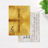 Aangepast cadeaubon voor onroerend goed voor klein visitekaartje (Bureau)