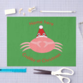Aangepast cadeaupapier voor kerstkrabben tissuepapier (Craft)