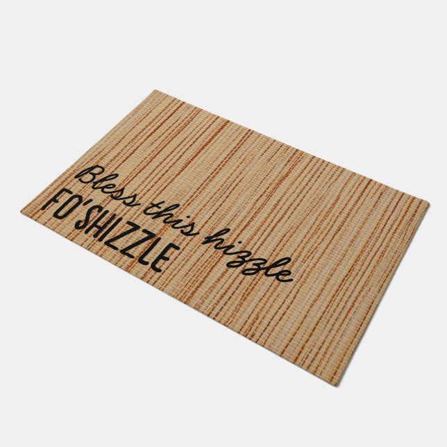 Aangepast cadeautje voor deze hizzle van de schimm deurmat (Schuin)