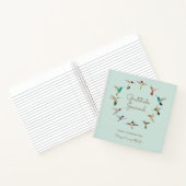 Aangepast California Hummingbird Gratitude-noteboo Notitieboek (Binnen)