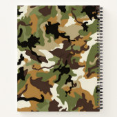 Aangepast Camo-Notitieboek Notitieboek (Achterkant)