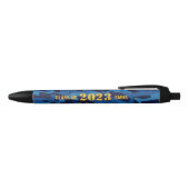 Aangepast Camouflage Navy Blue Zwarte Inkt Pen (Bovenkant)