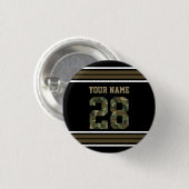 Aangepast camouflage nummer 28 Aangepast Ronde Button 3,2 Cm (Voorkant /achterkant)