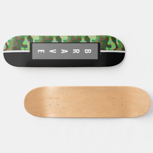 Aangepast Camouflage Skateboard (Horizontaal)
