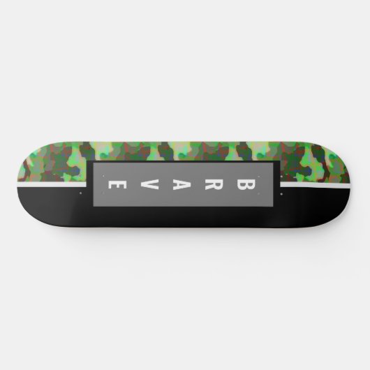 Aangepast Camouflage Skateboard (Horizontaal)