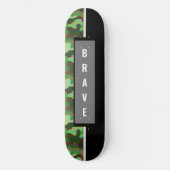 Aangepast Camouflage Skateboard (Voorkant)
