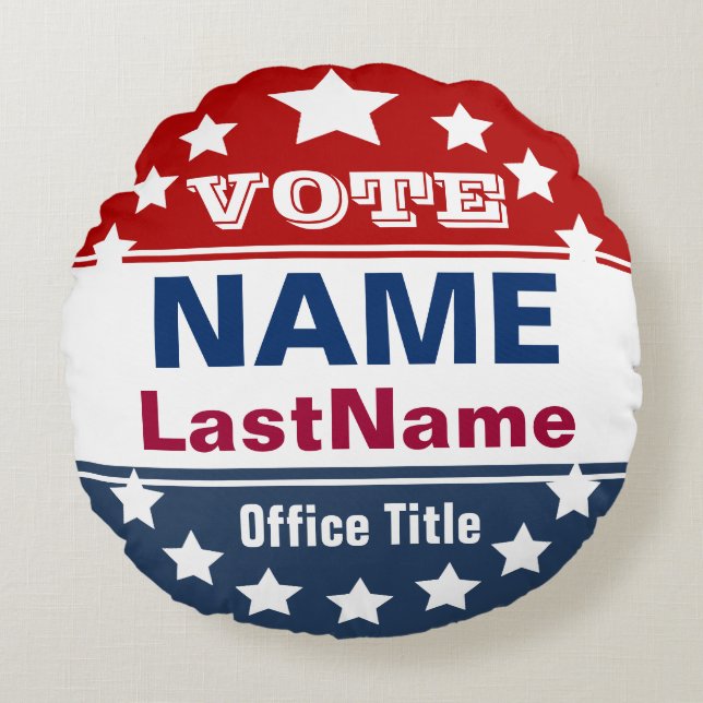 Aangepast campagnekussen rond kussen (Voorkant)