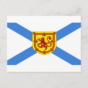 Aangepast Canada NOva Scotia-vlag Briefkaart