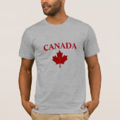 Aangepast Canadees esdoornblad Canada Pride Design T-shirt (Voorkant)