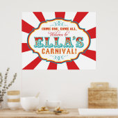 Aangepast carnaval Welkomstjaar Banner voor Ella Poster (Keuken)