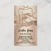 Aangepast carrosseriesculpend Cosmetics Logo QRCod Visitekaartje (Voorkant)