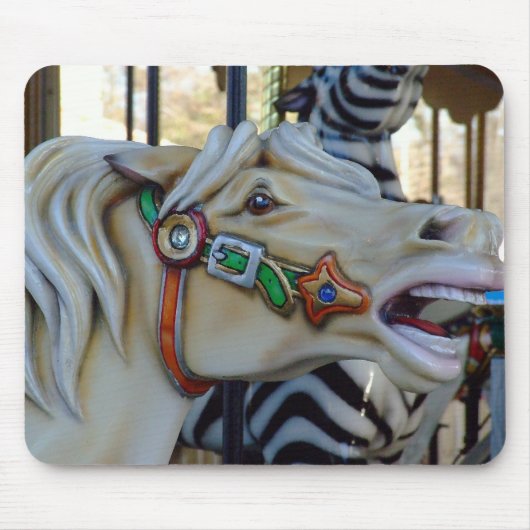 Aangepast carrouselpaard muismat (Voorkant)