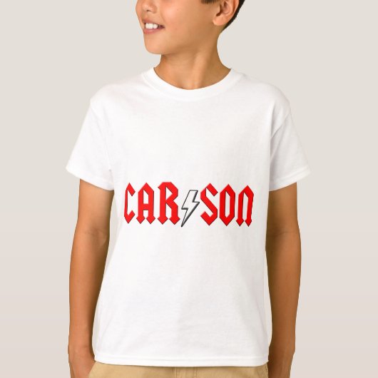 aangepast CARSON-shirt voor rots en rolstenen T-shirt (Voorkant)