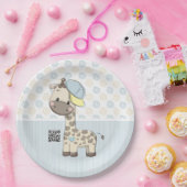 Aangepast Cartoon Baby Giraffe Papier Bord (Feest)