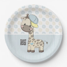 Aangepast Cartoon Baby Giraffe Papier Bord