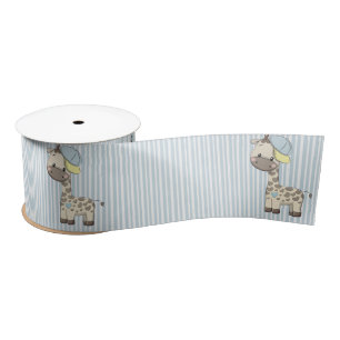 Aangepast Cartoon Baby Giraffe Satin Ribbon Satijnen Lint