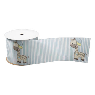 Aangepast Cartoon Baby Giraffe Satin Ribbon Satijnen Lint