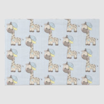 Aangepast Cartoon Baby Giraffe-weefselpapier