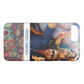 Aangepast cartoon voor foto- en tekstflorale Case-Mate iPhone case (Achterkant (Horizontaal))