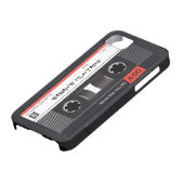 Aangepast Cassettebandje Case-Mate iPhone Case (Onderkant)