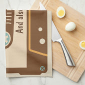 Aangepast Cassettebandje keukenhanddoek voor beric (Quarter Fold)