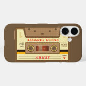 Aangepast Cassettebandje voor retro Case-Mate iPhone Case (Achterkant (horizontaal))