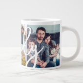 Aangepast Casual Eenvoudig 8 fotocollage Grote Koffiekop (Rechts)