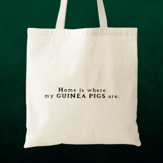 Aangepast cavia tote bag