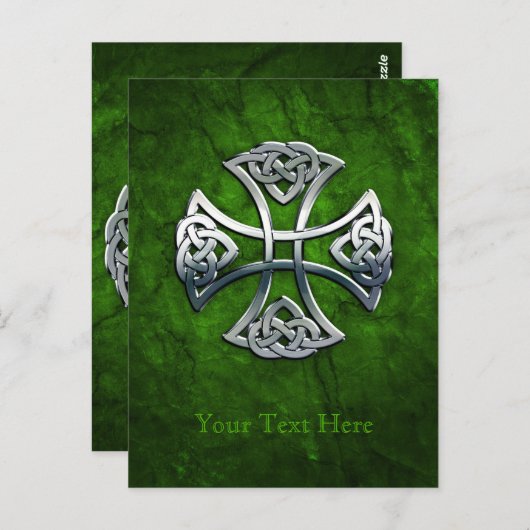 Aangepast Celtic Cross Briefkaart (Voorkant / Achterkant)