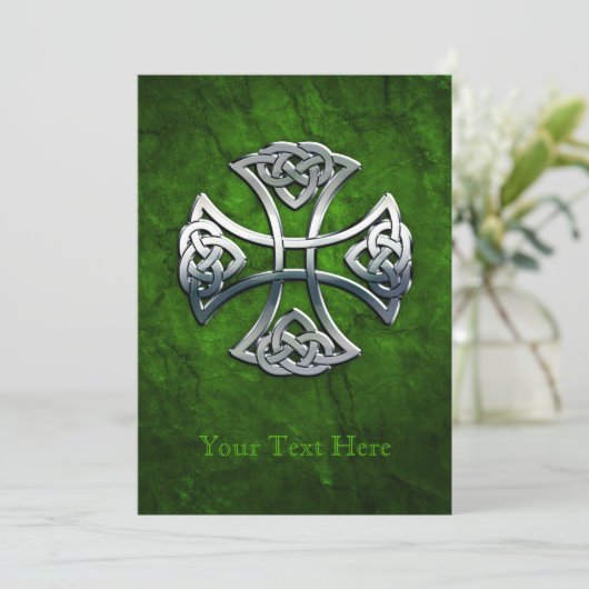 Aangepast Celtic Cross Kaart (Staand voorkant)