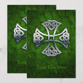 Aangepast Celtic Cross Kaart (Voorkant / Achterkant)