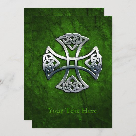 Aangepast Celtic Cross Kaart (Voorkant / Achterkant)