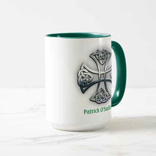 Aangepast Celtic Cross Mok (Voorkant rechts)