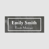 Aangepast Chalkboard Magnetic Name Badge (Voorkant)